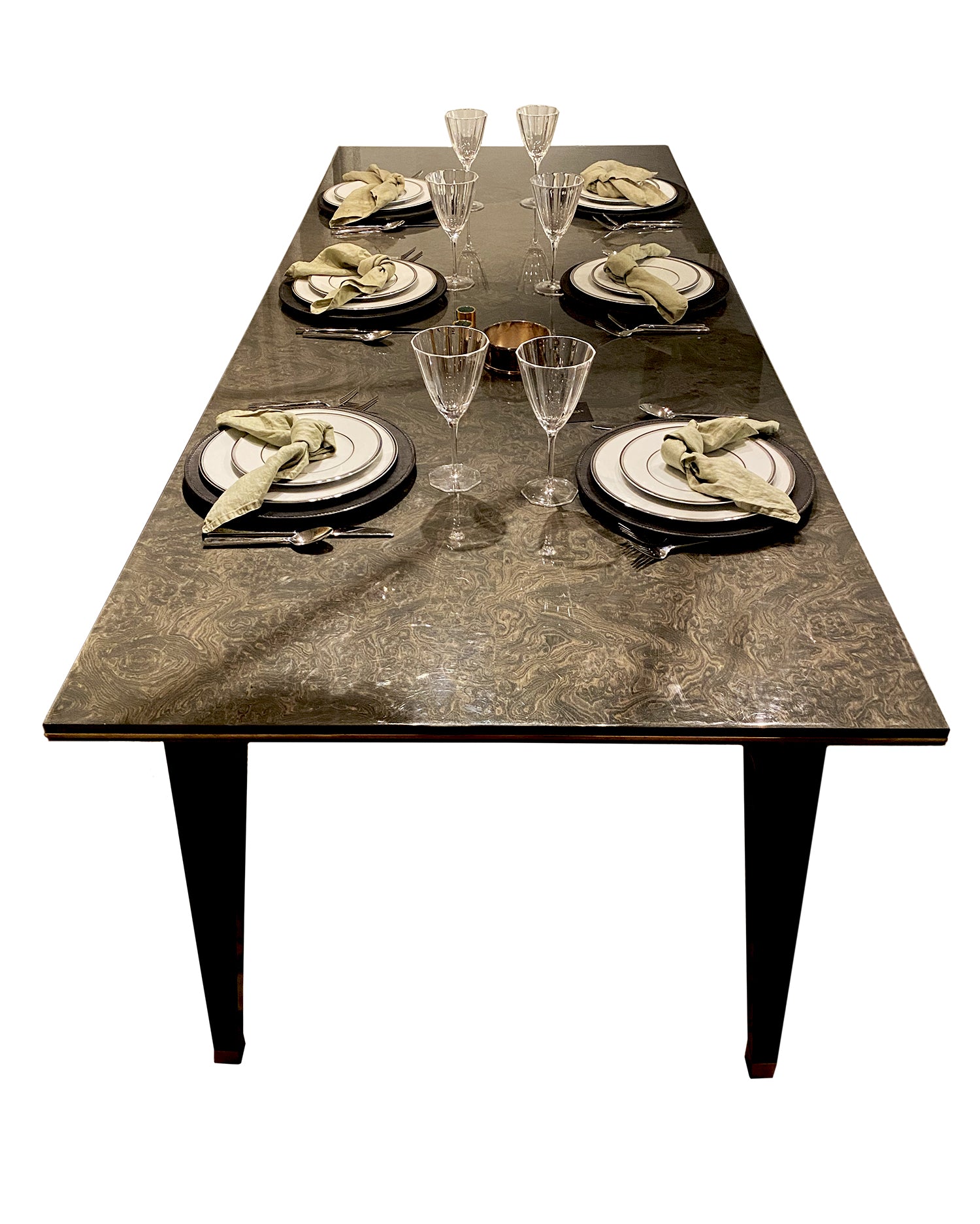 Lataa kuva Galleria-katseluun, Kennedy Dining Table Marble Top
