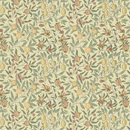 Morris and Co Tyg Fruit Minor Ivory Teal