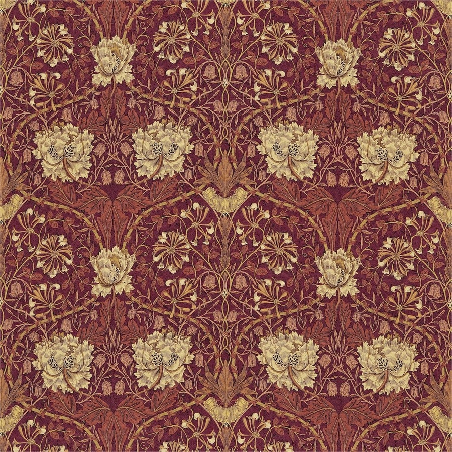 Morris & Co Tyg Honeysuckle & Tulip — Morris & Friends Volume II Fabrics