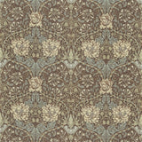 Morris and Co Tyg Honeysuckle & Tulip Bullrush Slate