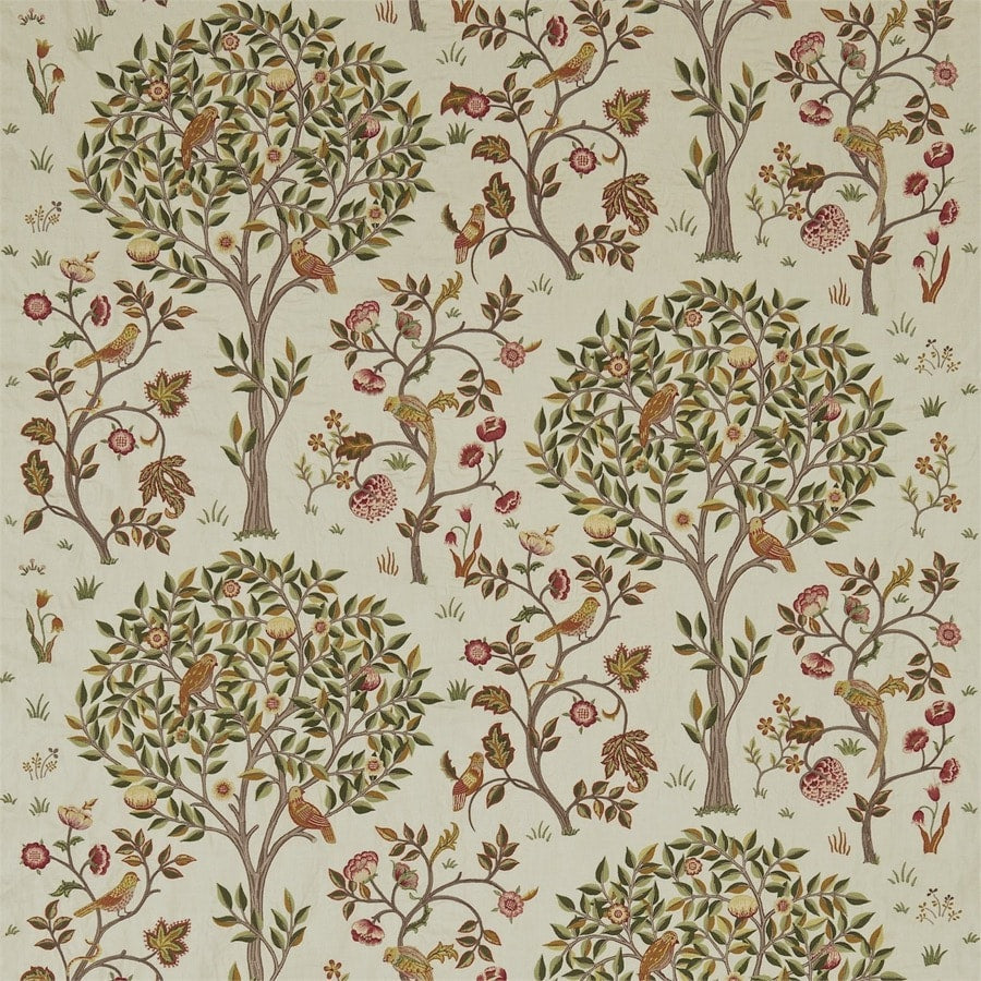 Morris and Co Tyg Kelmscott Tree Russet Artichoke