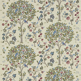 Morris and Co Tyg Kelmscott Tree Woad Rose