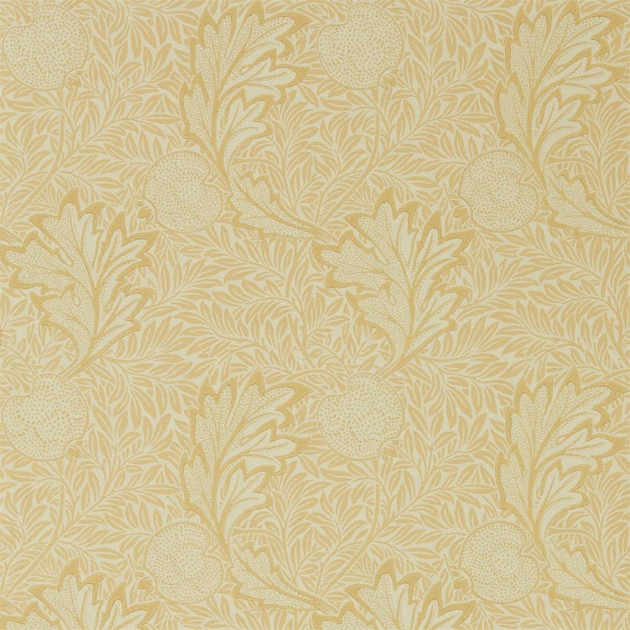 Morris and Co Tapet Apple Honey Gold