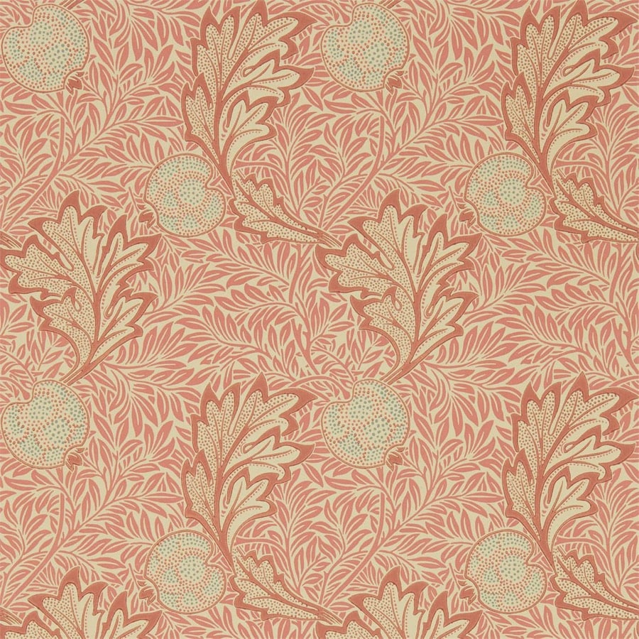 Morris and Co Tapet Apple Rust Gold