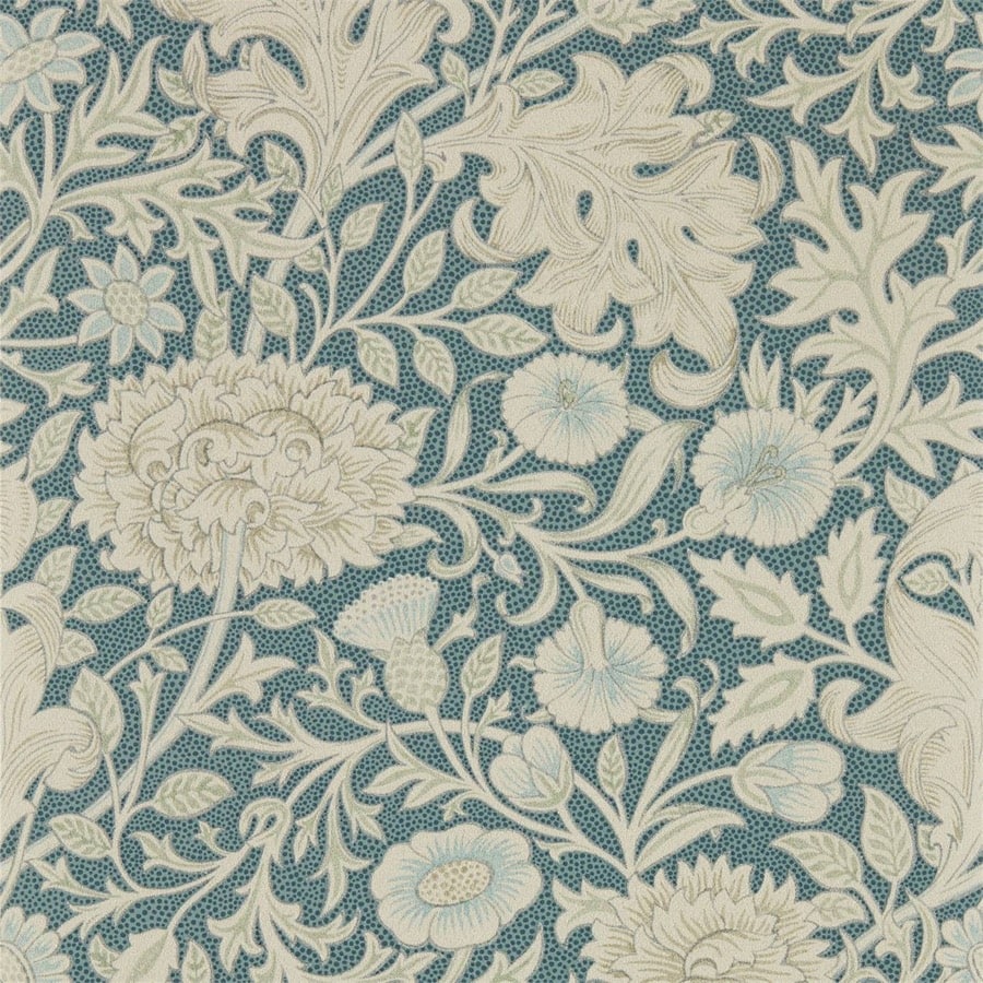 Morris and Co Tapet Double Bough Slate Blue
