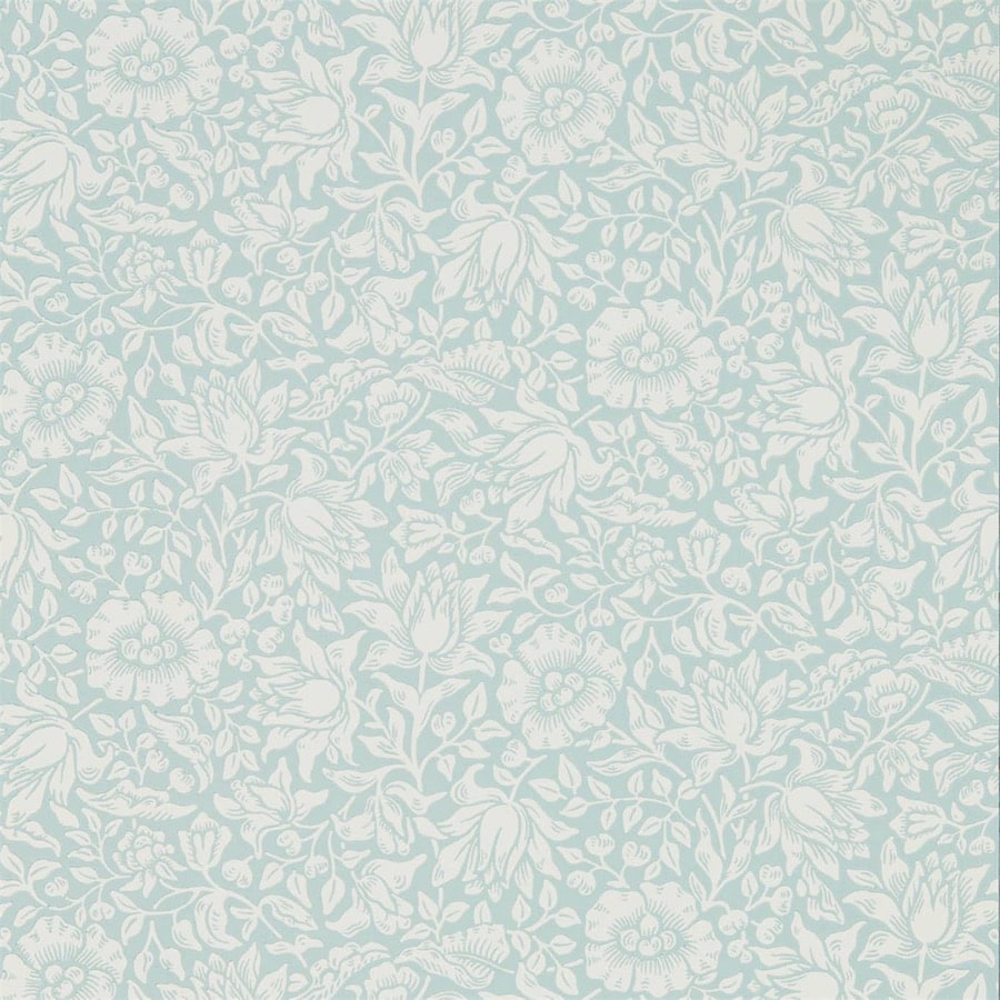Morris and Co Tapet Mallow Chalk Duck Egg