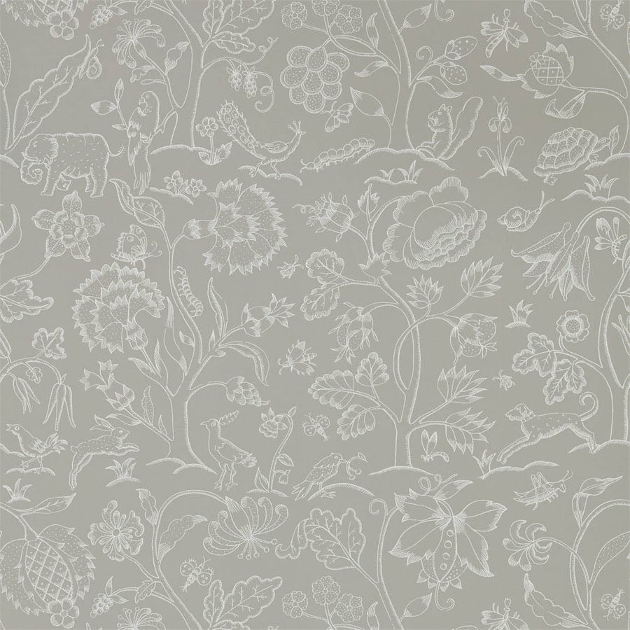 Morris and Co Tapet Middlemore Linen Chalk