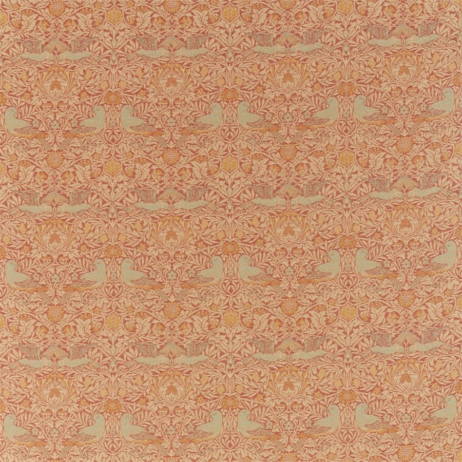 Morris and Co Tyg Bird Weave Brick