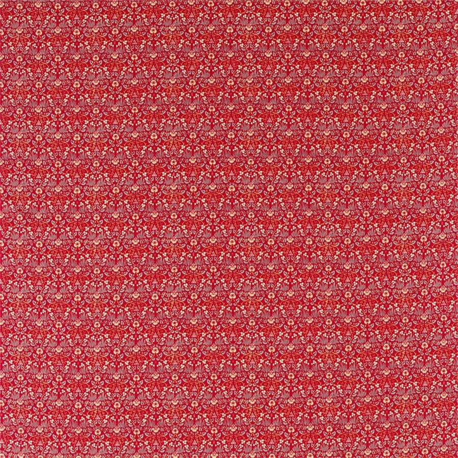 Morris and Co Tyg Eye Bright Red