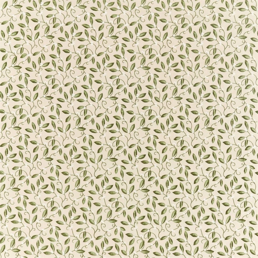 Morris and Co Tyg Mistletoe Embroidery Artichoke