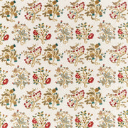 Morris and Co Tyg Newill Embroidery Antique Carmine