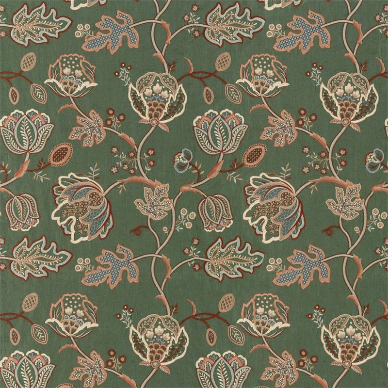 Theodosia Embroidery Tyg — Morris & Co