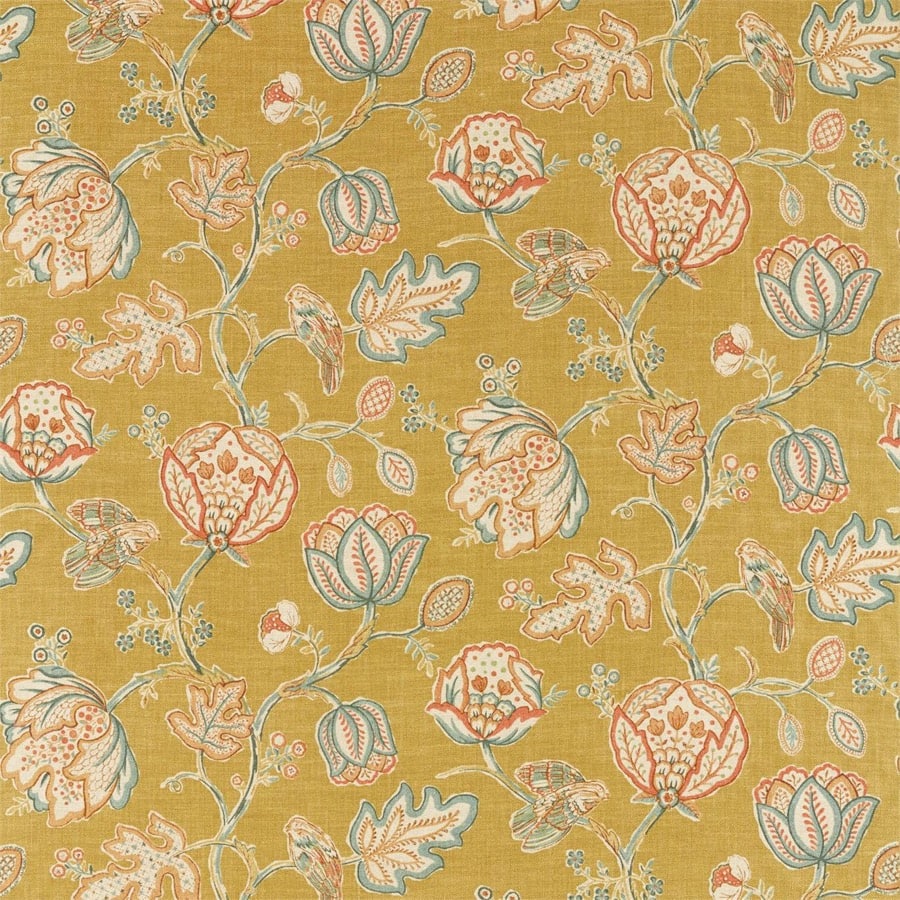 Ladda upp bild till gallerivisning, Morris and Co Tyg Theodosia Saffron
