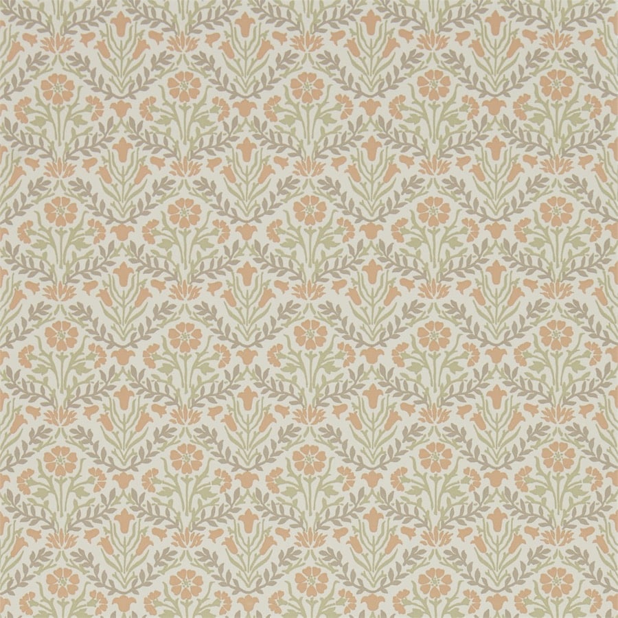 Morris and Co Tapet Morris Bellflowers Saffron Olive