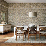 Morris and Co Tapet Bullerswood Stone Mustard