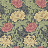 Morris and Co Tapet Chrysanthemum Indigo