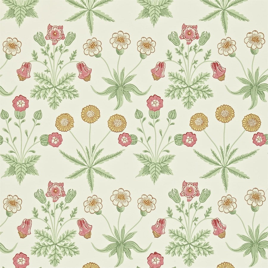 Morris and Co Tapet Daisy Willow Pink