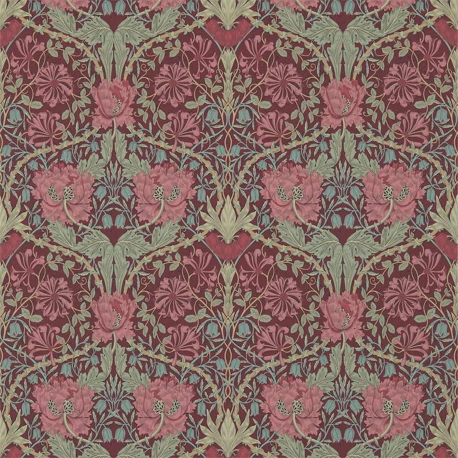 Morris & Co Honeysuckle & Tulip Tapet