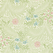 Morris and Co Tapet Larkspur Green Coral