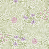 Morris and Co Tapet Larkspur Olive Lilac