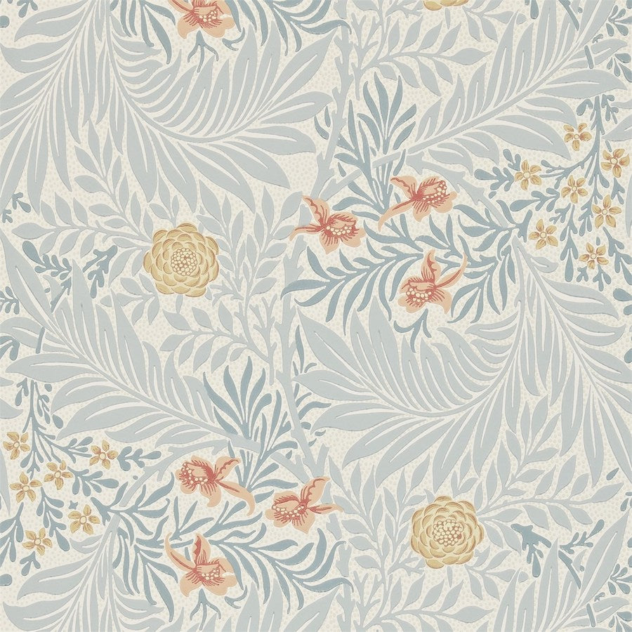 Morris and Co Tapet Larkspur Slate Russet