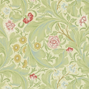 Morris and Co Tapet Leicester Green Coral