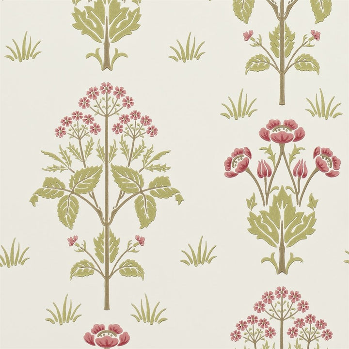 Morris and Co Tapet Meadow Sweet Rose Olive