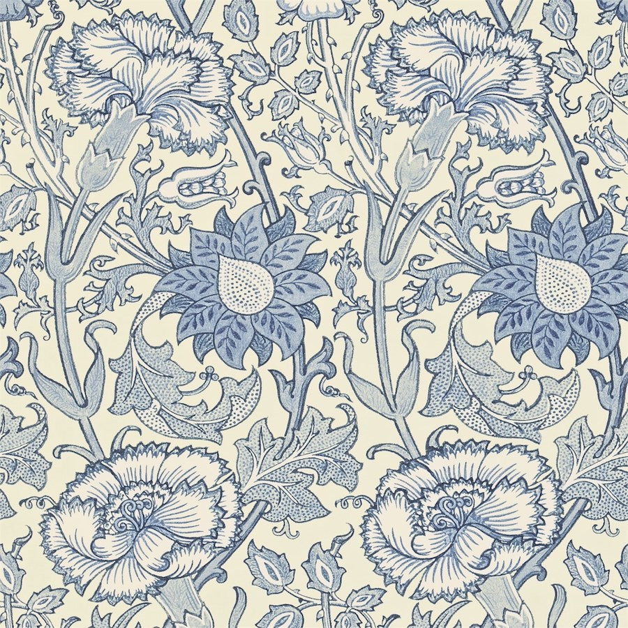 Morris and Co Tapet Pink & Rose Indigo