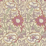 Morris and Co Tapet Pink & Rose Manilla Wine