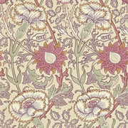 Morris and Co Tapet Pink & Rose Manilla Wine