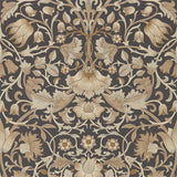 Morris and Co Tapet Pure Lodden Charcoal Gold