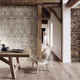 Morris and Co Tapet Pure Lodden Taupe Gold