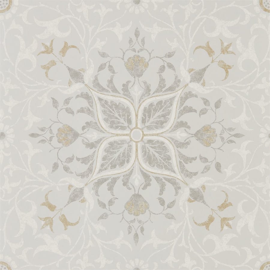 Morris and Co Tapet Pure Net Ceiling Stone Chalk
