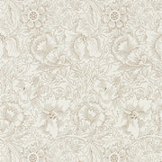 Morris and Co Tapet Pure Poppy Cream Gold