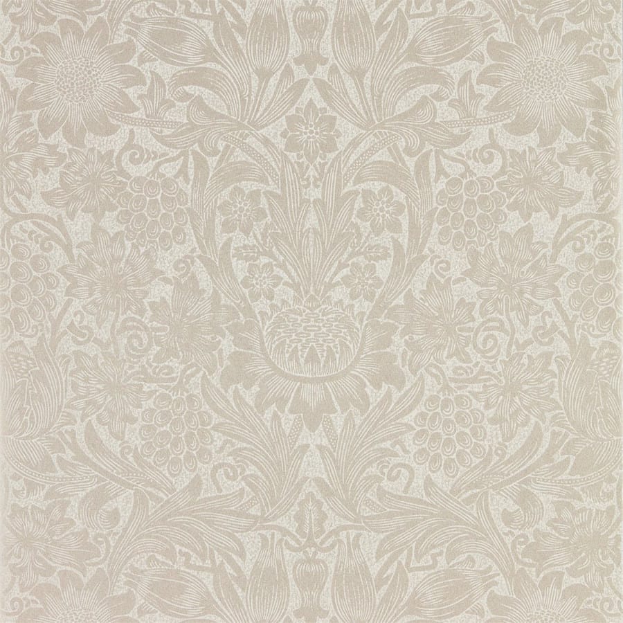 Morris and Co Tapet Pure Sunflower Pearl Ivory