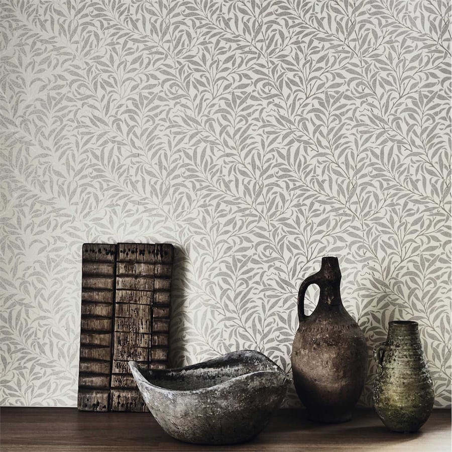 Ladda upp bild till gallerivisning, Morris and Co Tapet Pure Willow Bough Ivory Pearl
