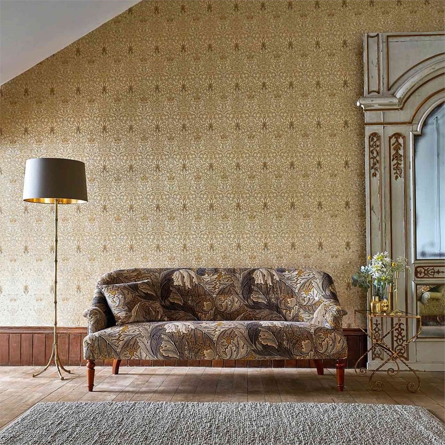 Morris and Co Tapet Snakeshead Stone Cream