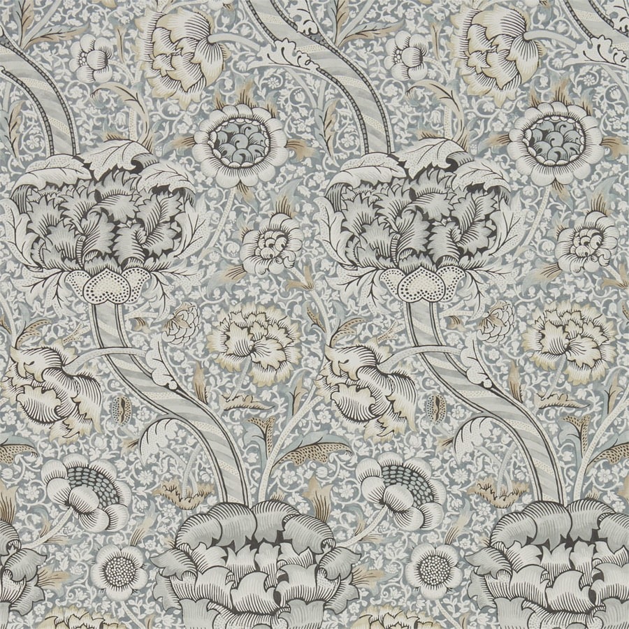 Morris and Co Tapet Wandle Grey Stone