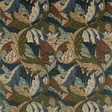Morris and Co Tyg Acanthus Slate Blue Thyme