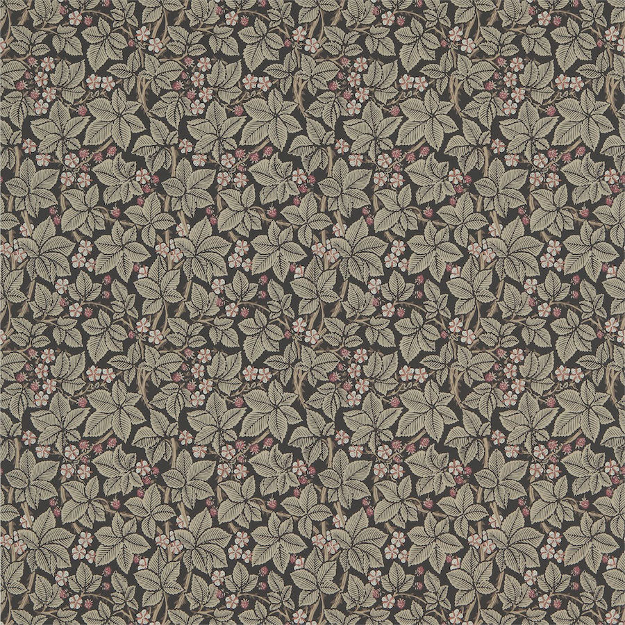 Morris and Co Tapet Bramble Charcoal