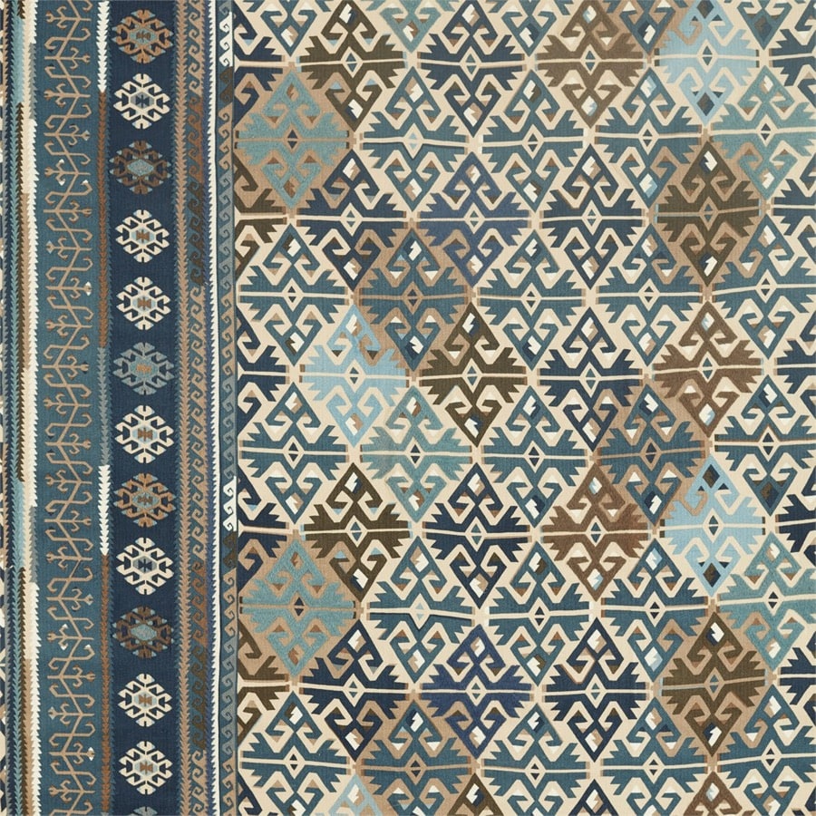 Morris and Co Tyg Burdock & Star Indigo