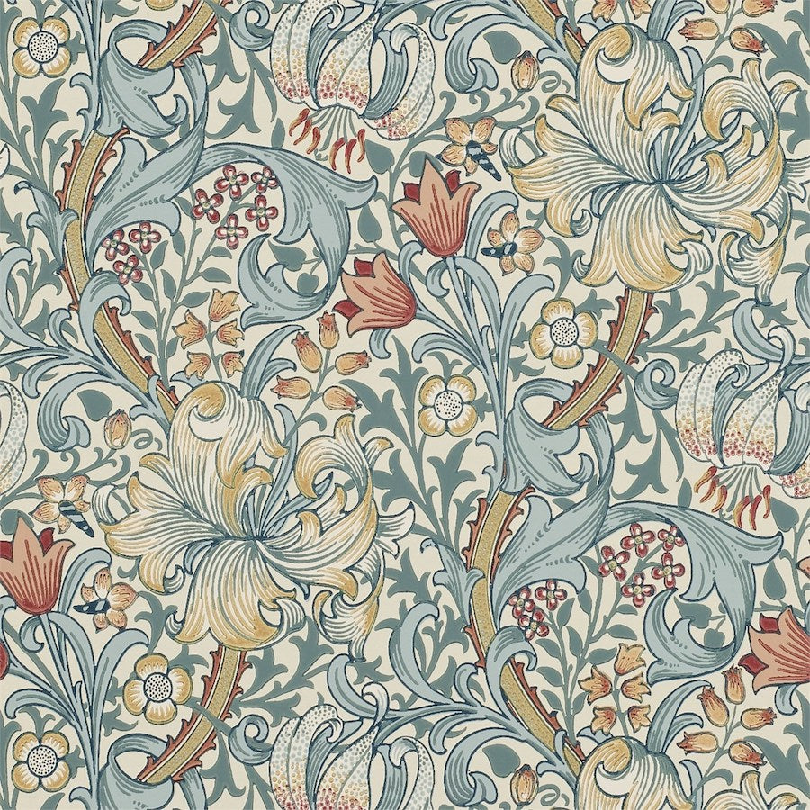 Golden Lily Tapet — Morris & Co