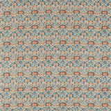 Morris and Co Tyg Little Chintz Teal Saffron