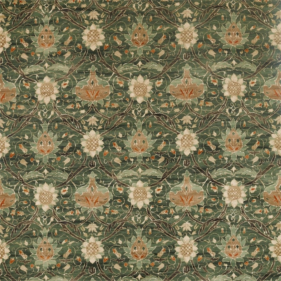 Morris and Co Tyg Montreal Velvet Forest Teal