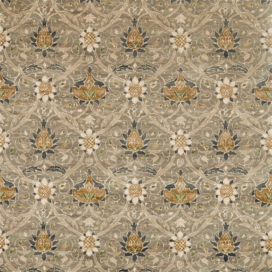 Morris and Co Tyg Montreal Velvet Grey Charcoal