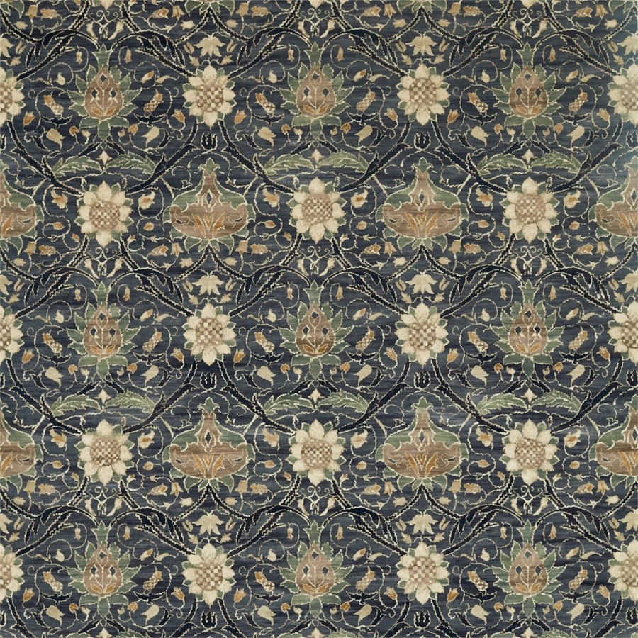 Morris and Co Tyg Montreal Velvet Indigo Slate
