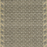 Morris and Co Tyg Morris Bellflowers Charcoal Olive