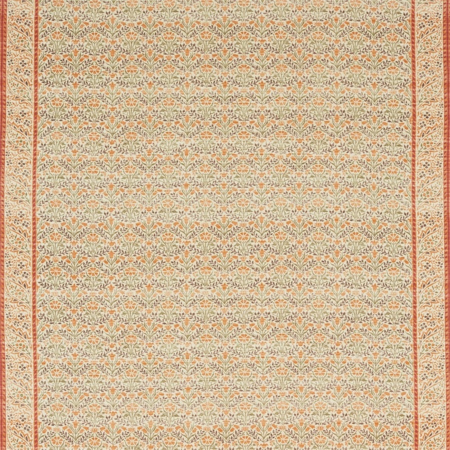 Morris and Co Tyg Morris Bellflowers Saffron Olive