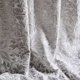 Morris and Co Tyg Pure Ceiling Embroidery Paper White