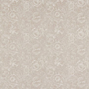 Morris and Co Tyg Pure Poppy Embroidery Flax